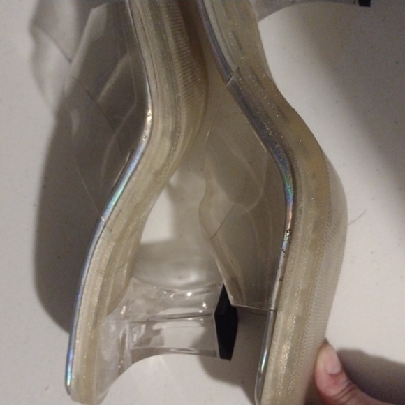 Y2K Mudd Translucent Sandals size9 vintage - Picture 13 of 16